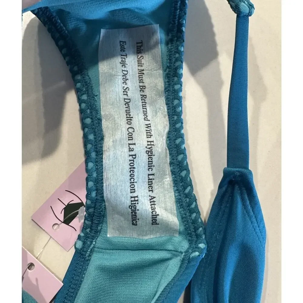Wild Fable 2 Piece Bikini Net Low‎ Rise Extra Cheeky Bikini Bottom Triangle Top